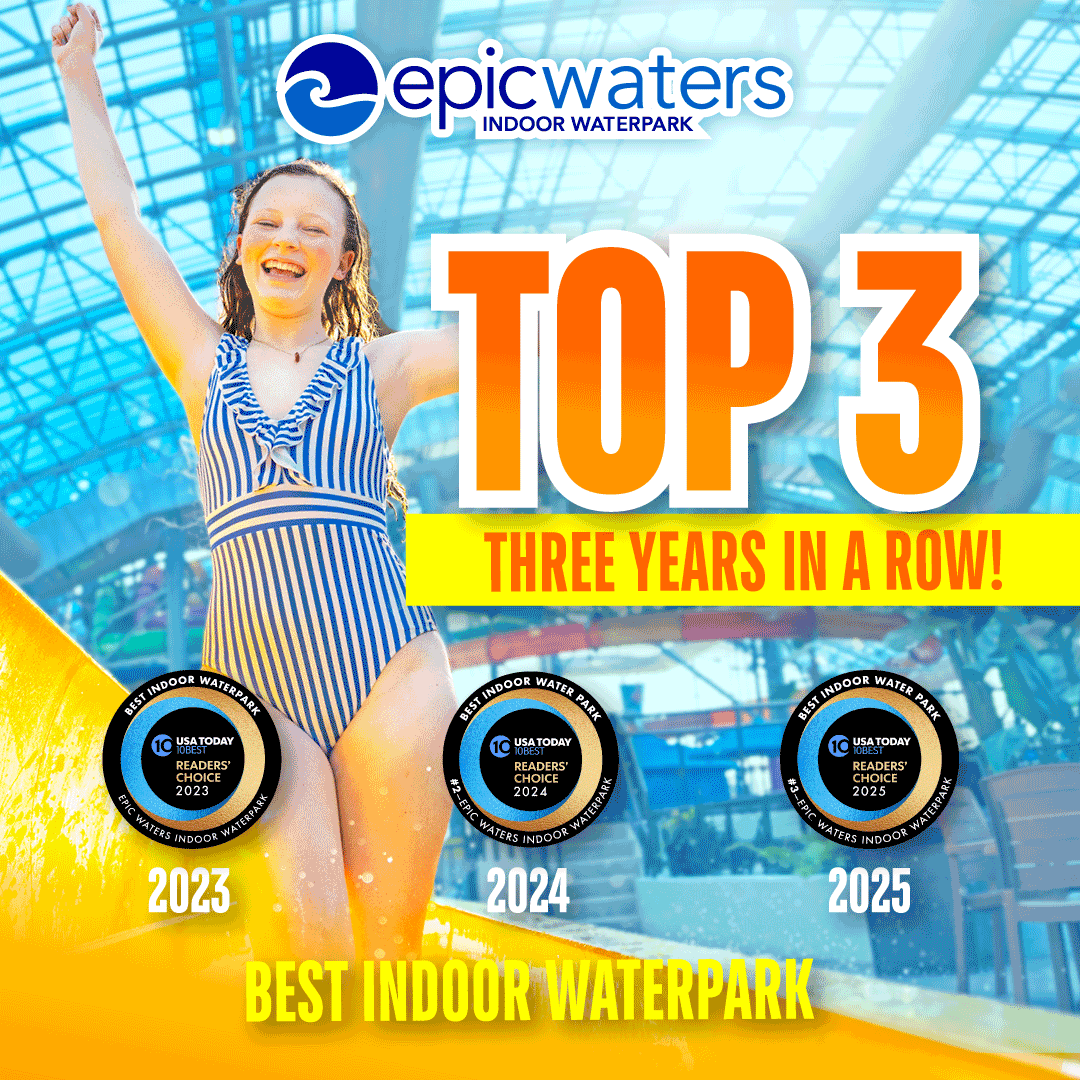 Award-winning indoor waterpark